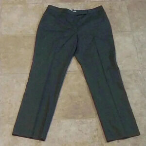 Jones New York Straight Leg Grey Dress Business Trouser Pant Size 14